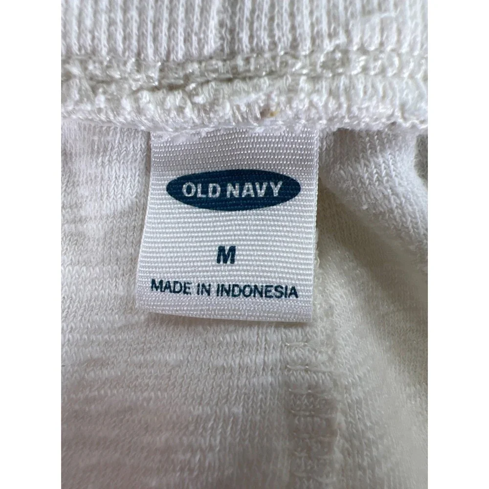 Old Navy Women's White Terrycloth Lounge Shorts - M
